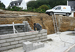 Réalisation des fondations à Quesnoy-le-Montant